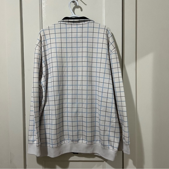 Ecko Unlimited White and Blue Checked Zipup - Picture 4 of 9